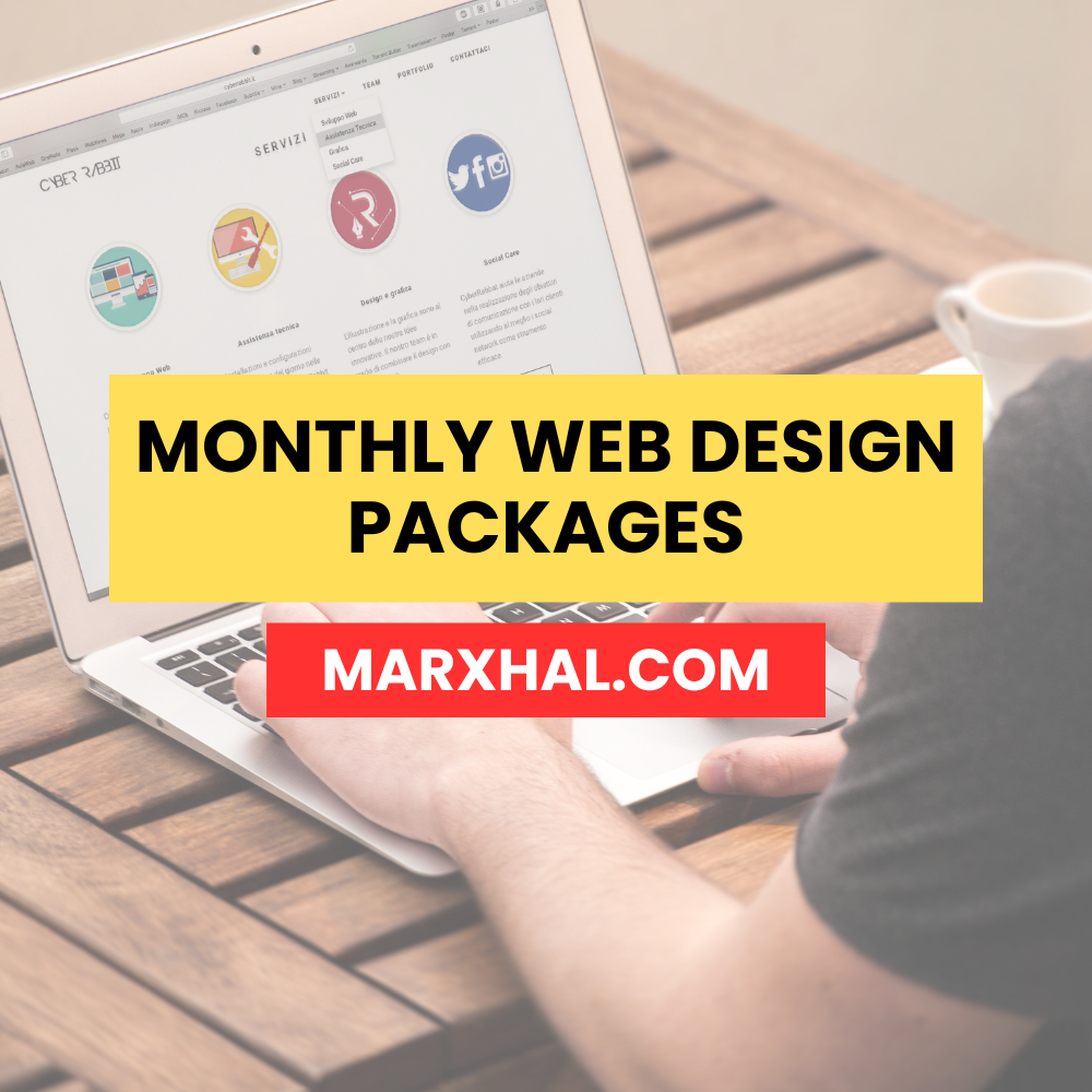 Top monthly web design packages